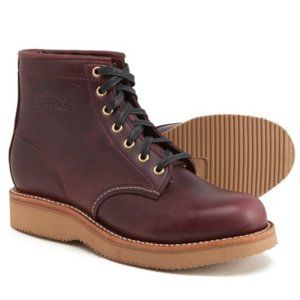 Chippewa Plain-Toe Lace-Up Boots - Leather, 6”